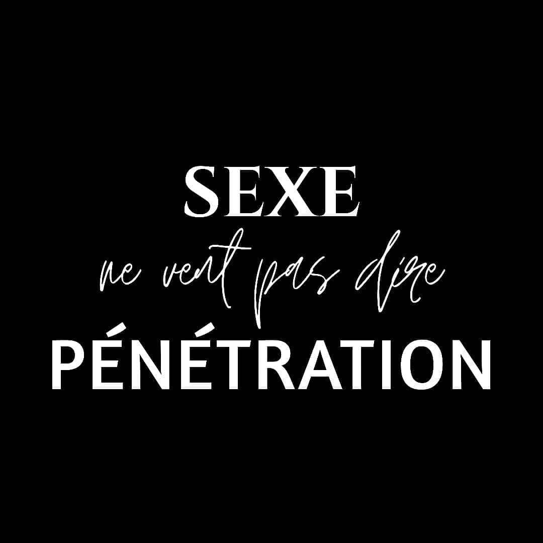sexe ne veut pas dire pénétration