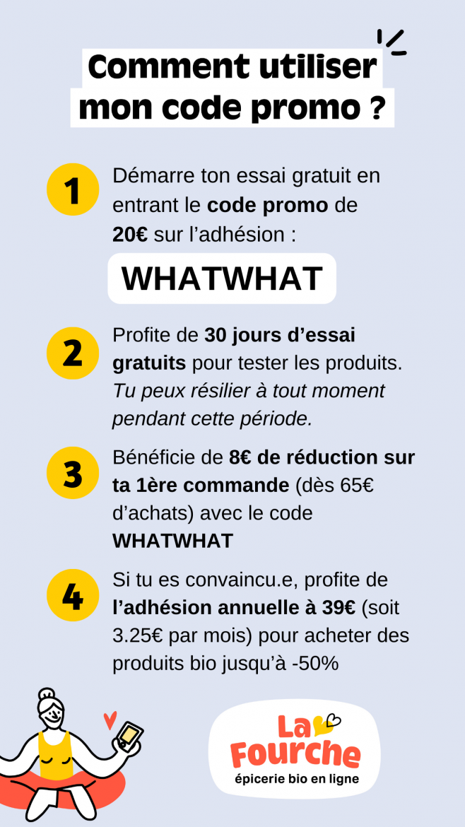 code promo la fourche whatwhat comment ça marche